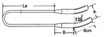 Molybdenum disilicide heating element