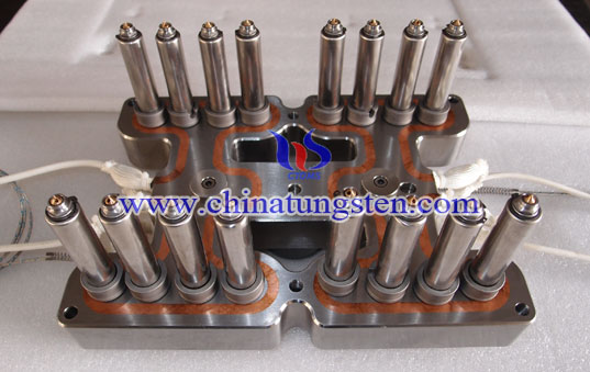 titanium zirconium molybdenum hot runner nozzle TZM hot runner nozzle
