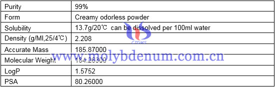 magnesium molybdate physical and chemical properties image purity, form, density of magnesium molybdate image