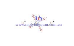 Molybdate de lithium illustrative diagrammes de structure picture