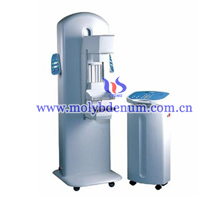 Imagem de máquina de mamografia de raio-X de molibdênio de alta freqüência