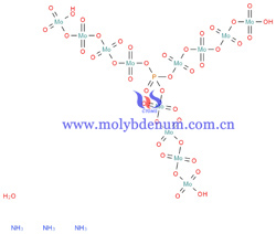 แอมโมเนียม phosphomolybdate ภาพโครงสร้างโมเลกุล