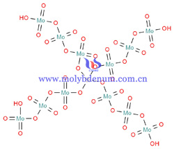 Acide silicomolybdique schémas structurels illustratifs image